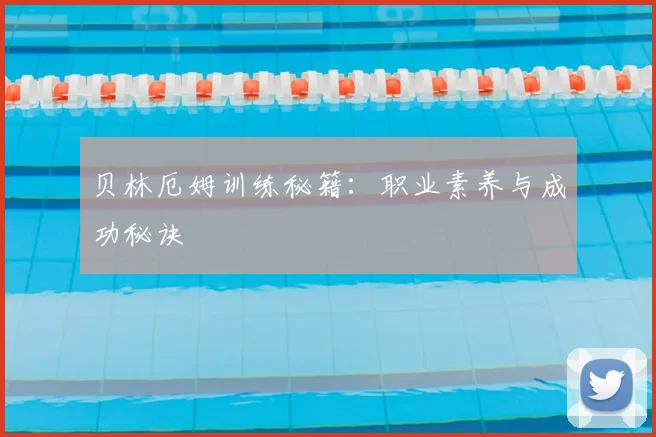 贝林厄姆训练秘籍:职业素养与成功秘诀